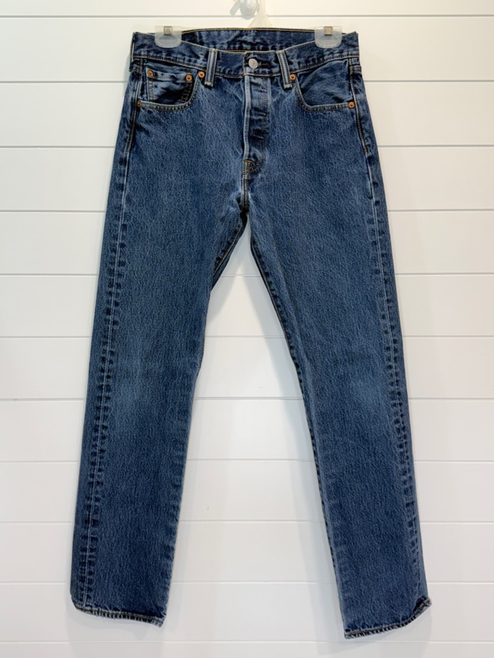 Levi's 501 Dark Blue Denim Jeans